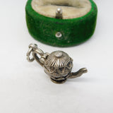 Sterling Silver Teapot Charm Pendant Vintage c1970