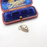 Sterling Silver Native American Head Charm Pendant Vintage c1970
