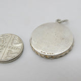 Sterling Silver I Love You Charm Pendant Vintage c1970