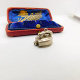 Sterling Silver 'The Devil In Iron' Openable Charm Pendant Vintage c1970