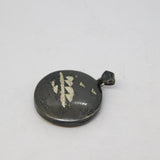 Japanese Sterling Silver & Niello Enamel Souvenir Locket Vintage c1950