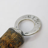 George III Silver Plated & Cork 'Gin' Bottle Stopper Antique c1800