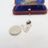Sterling Silver Clenched Arm Charm Pendant Vintage c1970