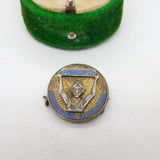 Sterling Silver Gilt International Soroptimist Association Brooch Antique 1938