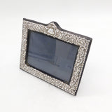 Sterling Silver Floral Pattern Landscape Picture Frame Vintage 1989 London
