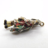 Sterling Silver Scottish Guard with Bagpipes Charm Pendant Vintage c1970