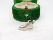 Sterling Silver Baby Shoe Charm Pendant Vintage c1970