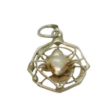 Sterling Silver Charm Pendant Vintage c1970