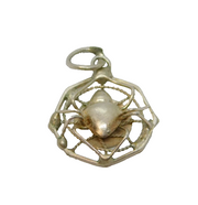 Sterling Silver Charm Pendant Vintage c1970