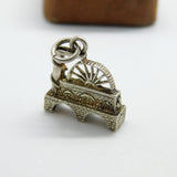 Sterling Silver Little Water MillCharm Pendant Vintage c1970