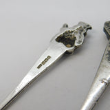 Sterling Silver Goldilocks' Three Bears Set of Spoons Vintage 1990 Birmingham