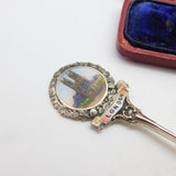 Edwardian Sterling Silver Enamel Westminster, London Spoon 1909 Birmingham