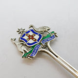 Edwardian Sterling Silver & Enamel 'Advance Australia' Souvenir Spoon Antique