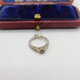 Sterling Silver Engagement Ring Charm Pendant Vintage c1970