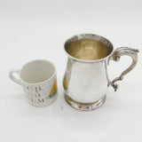 George III Sterling Silver Baluster Pint Tankard Mug Antique 1762 London