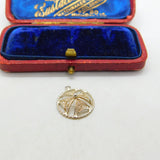 Sterling Silver Filigree Maltese Cross Charm Pendant Vintage c1970