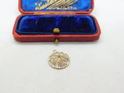 Sterling Silver Filigree Maltese Cross Charm Pendant Vintage c1970