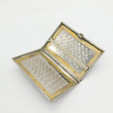 20th Century Indian White Metal Souvenir Cigarette Case Antique c1930s