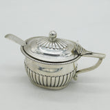 George III Sterling Silver Fluted Pattern Mustard Pot Antique 1810 London