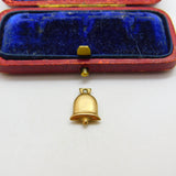 Marriage Wedding Bell 9ct Yellow Gold Charm or Pendant Vintage 1984