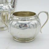 Liberty & Co. Arts & Crafts Sterling Silver Coffee Pot & Sugar Bowl Antique