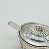 George III Sterling Silver Fluted Pattern Mustard Pot Antique 1810 London