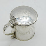 George III Sterling Silver Labelled 'Mustard' Pot Antique 1765 London