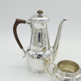 Liberty & Co. Arts & Crafts Sterling Silver Coffee Pot & Sugar Bowl Antique