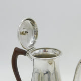Liberty & Co. Arts & Crafts Sterling Silver Coffee Pot & Sugar Bowl Antique