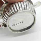 George III Sterling Silver Fluted Pattern Mustard Pot Antique 1810 London