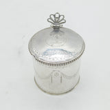 George III Sterling Silver Labelled 'Mustard' Pot Antique 1765 London