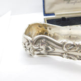 C19th Russian Silver .875 Sugar Tongs Floral Antique 1857 Carl Gustav Ekqvist