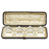 Asprey & Co Art Deco Boxed Sterling Silver Place Settings Antique 1904 London