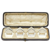 Asprey & Co Art Deco Boxed Sterling Silver Place Settings Antique 1904 London