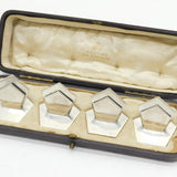 Asprey & Co Art Deco Boxed Sterling Silver Place Settings Antique 1904 London