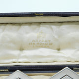Asprey & Co Art Deco Boxed Sterling Silver Place Settings Antique 1904 London