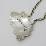 Victorian Sterling Silver Cherub Pattern Sherry Decanter Label Antique 1845 London