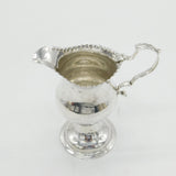 George III Sterling Silver Pedestal Cream Jug Antique 1771 London T. Shepperd