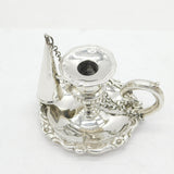 William IV Sterling Silver Small Candle Chamberstick Antique 1834 London