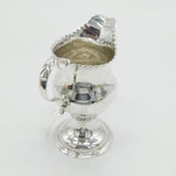 George III Sterling Silver Pedestal Cream Jug Antique 1771 London T. Shepperd