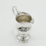 George III Sterling Silver Pedestal Cream Jug Antique 1771 London T. Shepperd