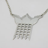 Sterling Silver Portcullis Form Parliament Decanter Label Vintage 2009 Sheffield