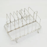 George III Sterling Silver Six-Part Toast Rack Antique 1807 London
