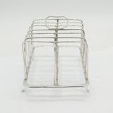 George III Sterling Silver Six-Part Toast Rack Antique 1807 London