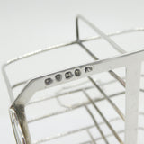 George III Sterling Silver Six-Part Toast Rack Antique 1807 London