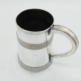 George III Old Sheffield Silver Plated Quart Tankard Mug Antique c1785