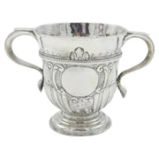 George I Britannia Standard Silver Fluted Loving Cup Antique Thomas Tearle