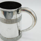 George III Old Sheffield Silver Plated Quart Tankard Mug Antique c1785