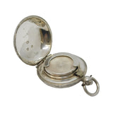 Edwardian Sterling Silver Floral Sovereign Holder Fob Antique 1905 Chester