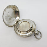 Edwardian Sterling Silver Floral Sovereign Holder Fob Antique 1905 Chester